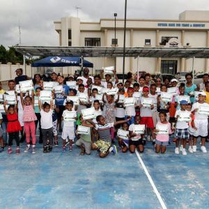 70 East Bank Youths Introduced To Tennis In GBTI Diamond Tennis Camp